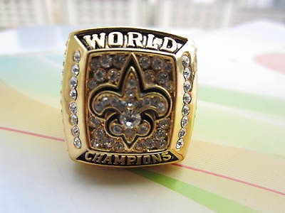   SAINTS 2009 SUPER BOWL CHAMPIONSHIP REPLICA RING 11 size NFL ring