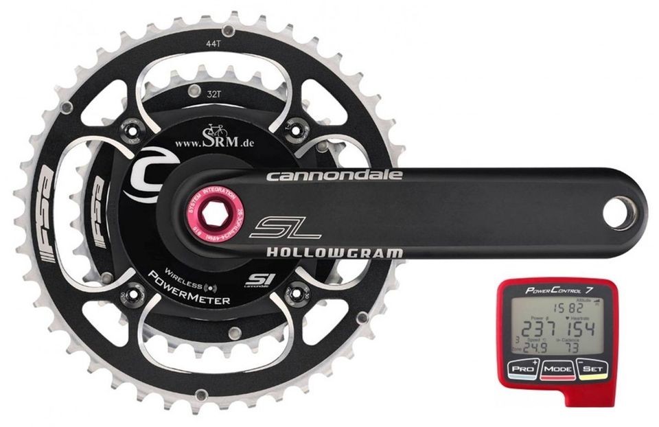 2012 SRM Cannondale Hollowgram MTB Triple PowerMeter System with PC7