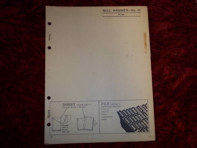 john deere hammer mill no 10 parts manual time left