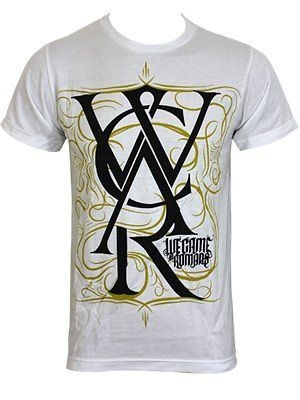 we came as romans emblem men s white t shirt