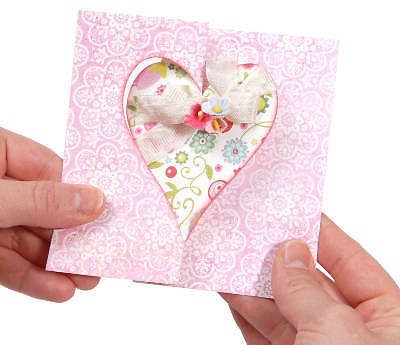 ELLISON Sizzix die HEART FLIP ITS CARD 657590 Stephanie Barnard