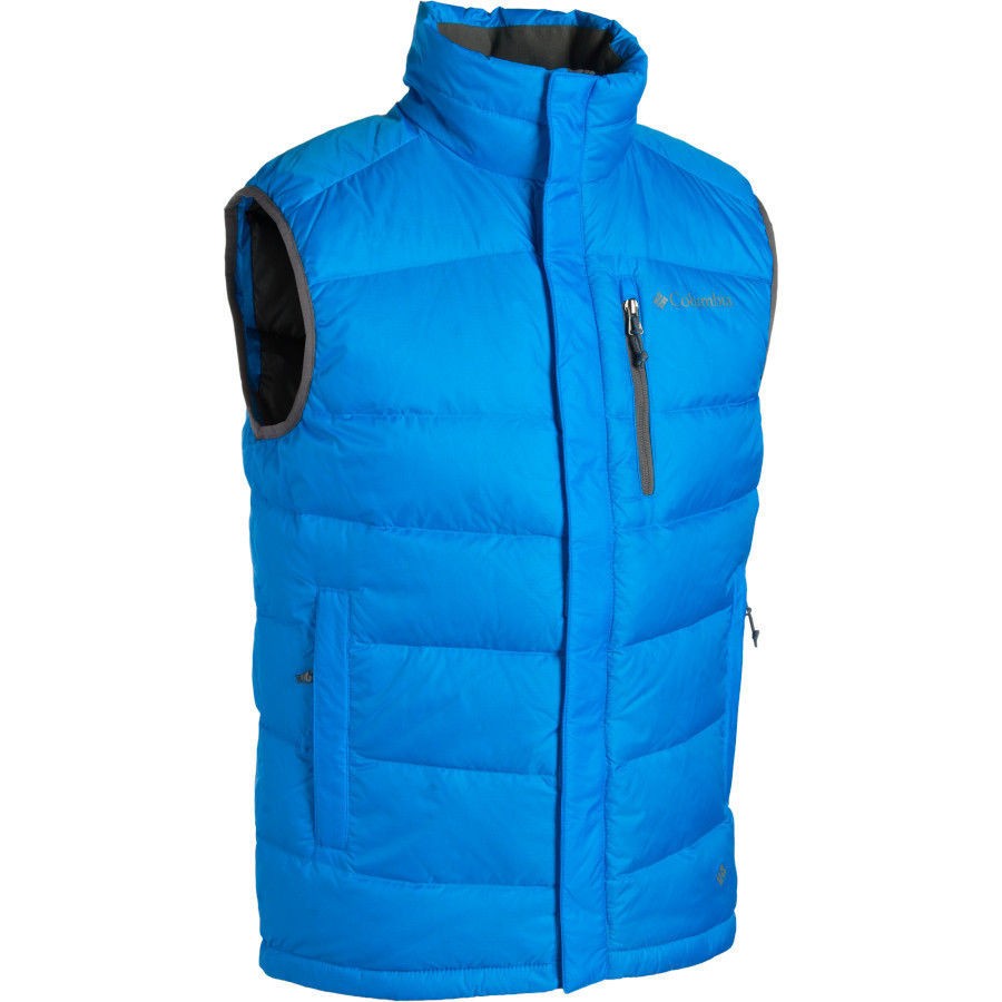 120 Columbia Donner Peak Down Vest Winter Snow Waterproof Omni Shield 