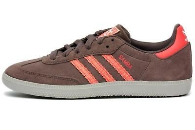 adidas womens samba w brown red g56783