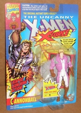 toy biz x force pink cannonball figure moc x men