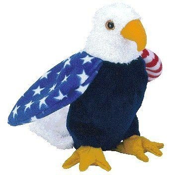 Ty Soar USA Eagle Beanie Baby Babies MWMT Retired Ships ASAP