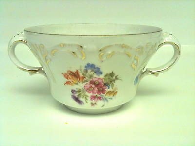 dresden china sugar bowl made in austria 