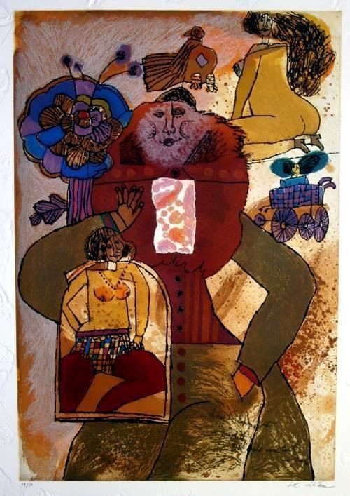 theo tobiasse etching w aquatint chaque homme signed time left