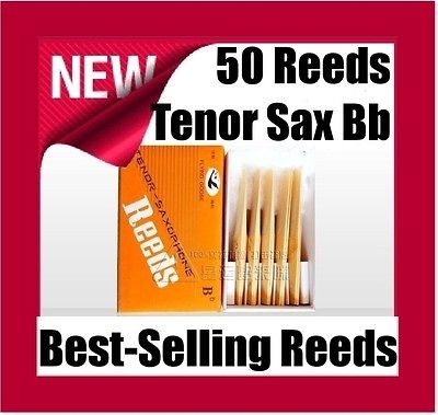 50 pcs Bb Tenor saxophone reeds 2 1/2 #2.5 Sax. reed Box Student NEW