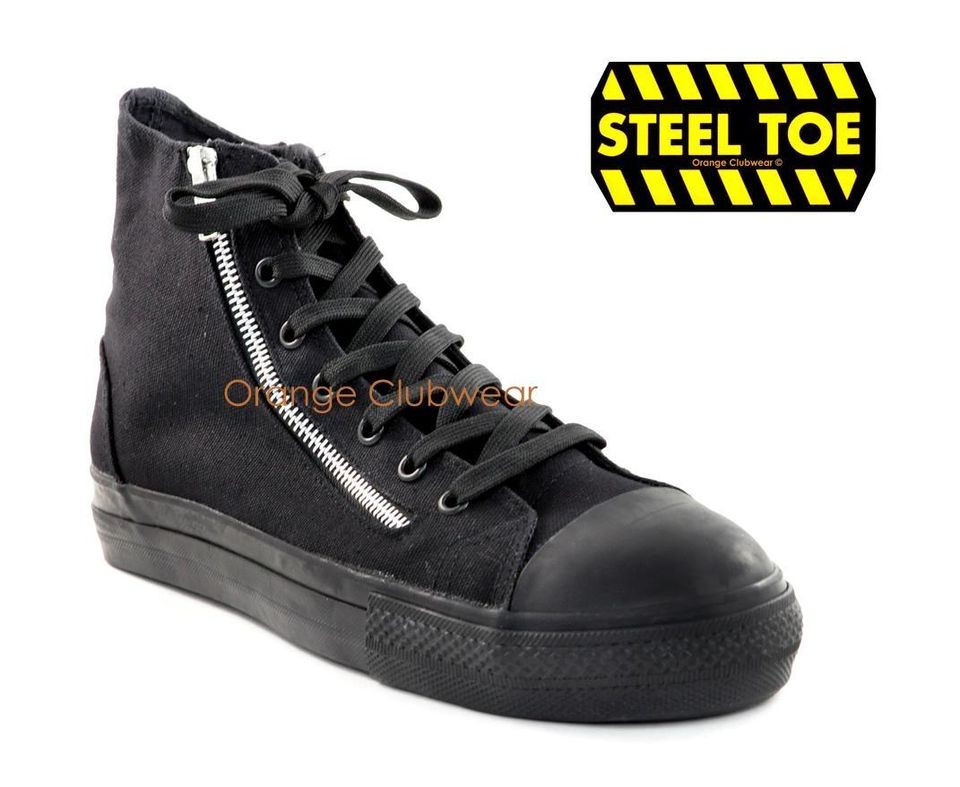 DEMONIA TYRANT 106ST Mens Safety Steel Toe High Top Sneakers Zipper 