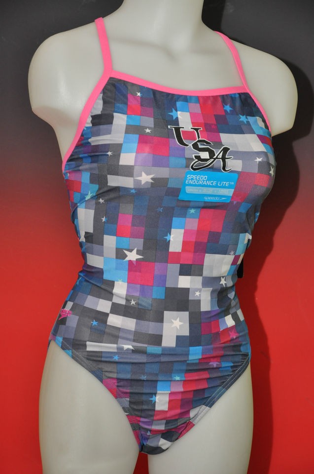 SPEEDO,RACING,​WOMENS,SWIMSU​IT,FLIPTURNS,E​NDURANCE LITE,SIZE 