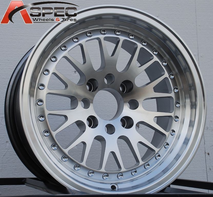 15X8 VarrStoen V3 Wheels 4X100 RIM +25MM FITS 4 LUG SCION XB 2004 2007