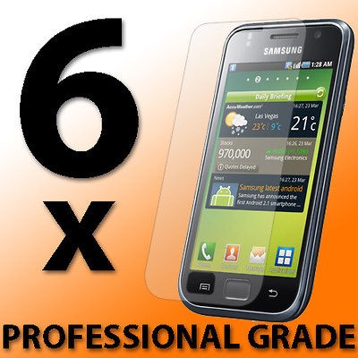 newly listed 6x for samsung galaxy s i9000 screen protectors