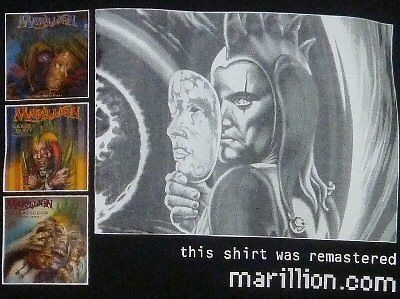 MARILLION Script For A Jesters Tear REMASTERED ROCK T SHIRT L