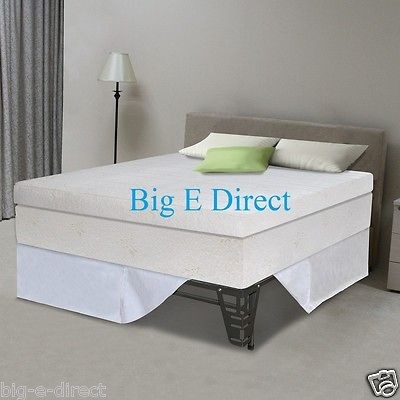   Therapy Pillow Top Pressure Relief Memory Foam Mattress Bed Frame Set