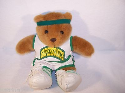 1994 seattle super sonics nba teddy bear plush toy time