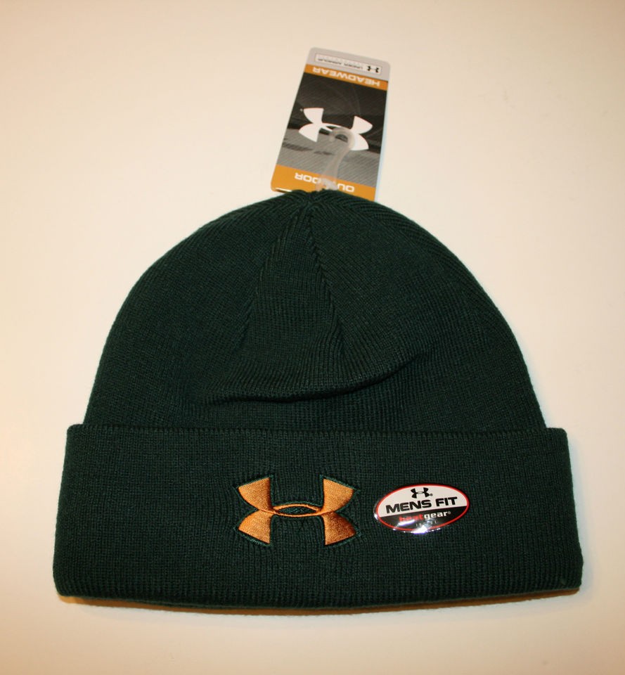 under armour men s fit outdoor beanie oakland green