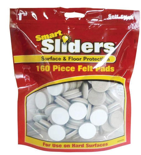 160pc SMART SLIDERS FELT PADS SURFACE AND FLOOR PROTECTORS 1 