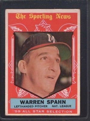 1959 topps 571 warren spahn as vg c310574 time left