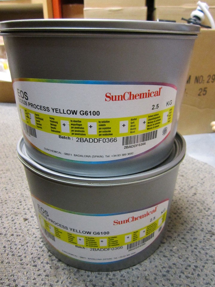 5Kg Sun Chemical Commercial Sheetfed Offset Printing Ink Process 