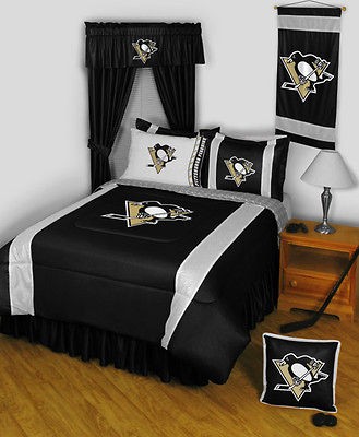 nhl pittsburgh penguins sl 3 pc bed set c p