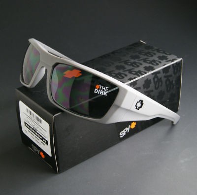 NEW SPY OPTIC DIRK SUNGLASSES PRIMER GREY FRAME w/GREY LENSES