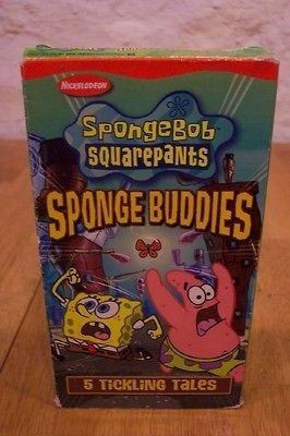 spongebob squarepants sponge buddies vhs video  15