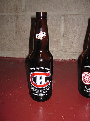 Labatt Blue Original Six Stanley Cup Champions Bottle   Montreal 