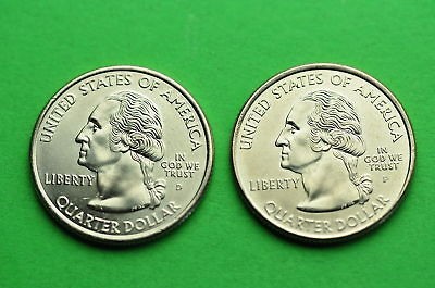 2004 P&D BU Mint State (FLORIDA) US Quarters (2 Coins)