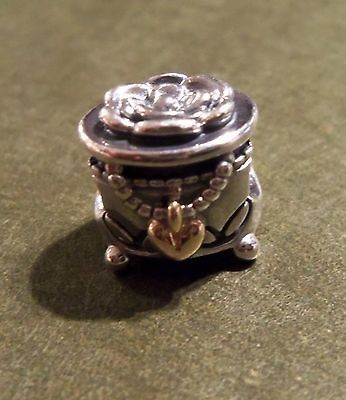 Authentic Pandora NEW Fall 2012 Sterling Silver & 14KT Pandoras Box 