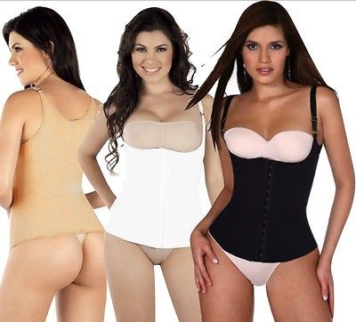 Torsette Front Open Bust Cincher Tummy Waist Shaper Firm Control Slim 