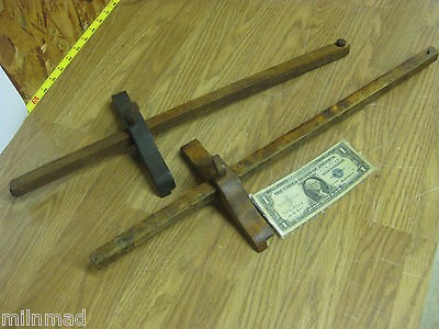   VINTAGE WOODEN PANEL SCRIBES GAUGES STANLEY ? CARPENTRY TOOL WOOD