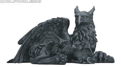 gargoyle griffin w babies stone like statue figurin e time