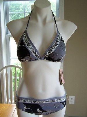 new juicy couture storm multi bikini size xl