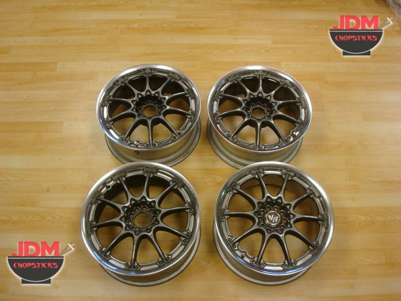   VOLK RACING 17X7 + 29 OFFSET 5X100 GT N WHEELS RIMS SUBARU VW USED