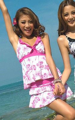 Zoyoo womens swimwear bathing suit swimsuit 3 pcs tankini with skirt 