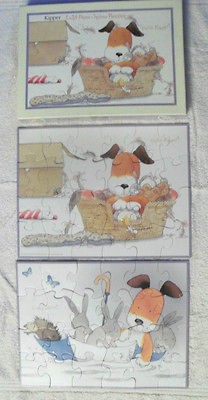 Kipper the dog 2 x 24 Piece Jigsaw Puzzles 330mm x 252mm Hello Kipper 