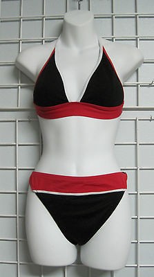   Color Block Bikini in Size Medium Top and Large Bottoms 