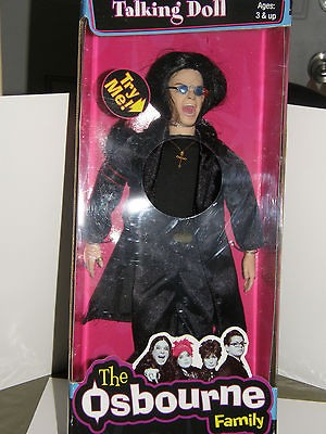 Ozzy Osbourne 12inch talking doll 2002 osbourne collectible