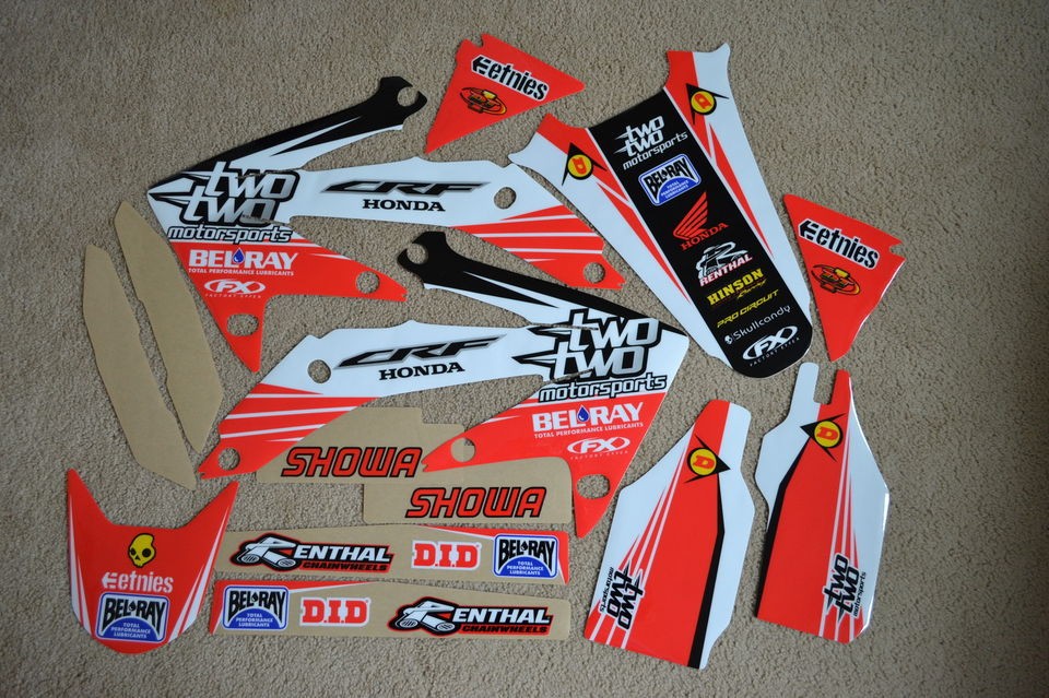 CHAD REED #22 TEAM HONDA GRAPHICS 2004 05 06 07 08 09 CRF250R 