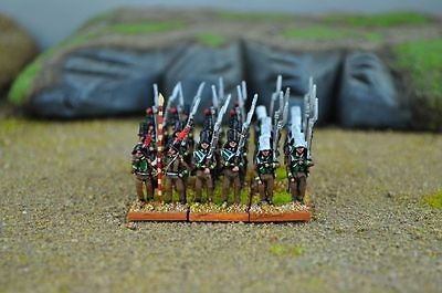 15mm Napoleonic PPS painted Spanish Infantry Stovepipe Shako Xbb80