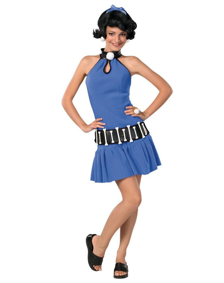 teen betty rubble the flintstones costume halloween one day shipping