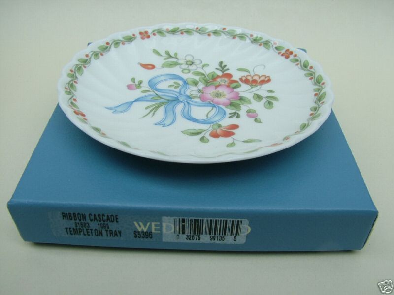 wedgwood ribbon cascade templeton tray new boxed 