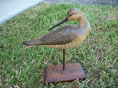 William Bill Gibian Shorebird Decoy Preening Sleeper Virginia Duck W G 