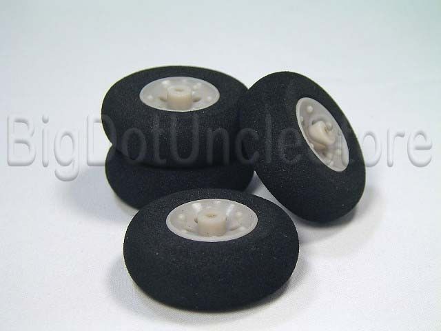 134 4x diameter 30xoe2xh10mm sponge wheels for rc planes from