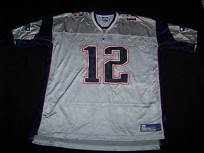 reebok men s new england patriots 12 tom brady jersey nwt