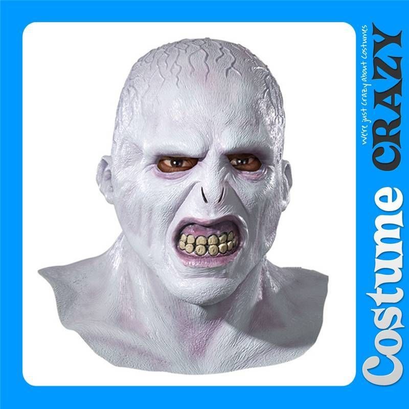 LICENSED DELUXE VOLDEMORT HARRY POTTER ADULT MENS HALLOWEEN LATEX 