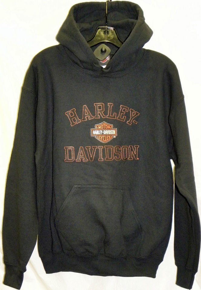 Tooles Harley Davidso​n© Mens L/S Hooded Pullover w/Pocket HC35 