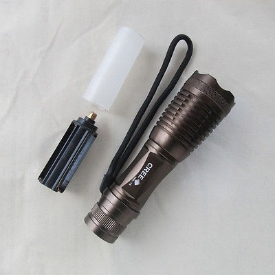   Zoomable CREE XM L T6 LED 18650 AAA Flashlight Torch Zoom Lamp Light