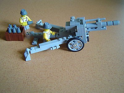 Lego WW2 GERMAN Cannon 18 105mm ARTILLERY Soldier MINIFIGS Tank NEW