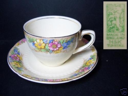 hollinshead kirkham tunstall 4444 cup saucer h k from canada